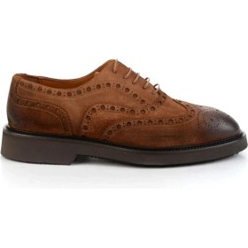 Resim Taba Hakiki Deri Erkek Oxford Ayakkabı E01901640202 