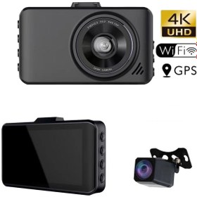 Resim PREMİUM MB-5500 QUAD HD 4K GPS+WİFİ+(TÜRKÇE UYGULAMA) ARAÇ İÇİ KAMERA. AKILLI ARAÇ KAMERASI. 