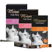 Resim Miamor Cream Karışık Kedi Ödülü 3'lü 6 x 15 G 