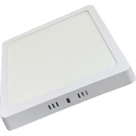 Resim Uzlight SENKRON2004 Kare 20W Sıvaüstü LED Panel Beyaz Işık 6500K 1400LM 20,4cm Genişlik 