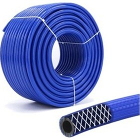 Resim Hava Hortumu Çelik Kompresör Hortumu 8 MM 5 Metre-Mavi N11.42 