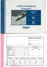Resim Özkan Tahsilat Makbuzu Otokopili 50X2 Nüsha 12 li 