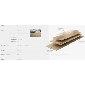 Resim Agt Parke Corvina Molette (1 PAKET=2,292 M2 alan kapatır.) 