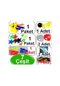 Resim Bisiklet Süsleri Bisiklet Dekoratif Süs Seti 7 Parça Bisiklet Kor 
