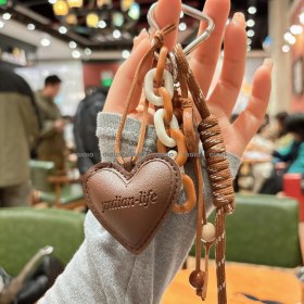 Resim Silver1 Gıoıo Yeni Ipek Eşarp Anahtarlık Kişiselleştirilmiş Inci Papyon Çanta Çekicilik Dokuma Anahtarlık (Yurt Dışından) 