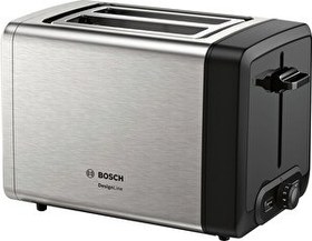Resim Bosch TAT4P420 DesignLine Paslanmaz Çelik Ekmek Kızartma Makinesi 
