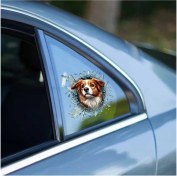 Resim TSC Köpek Kelebek Cam 15 cm 2 Adet Ufak Boy 