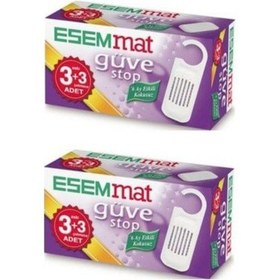 Resim Esemmat Güve Stop 3 Askı 3 Çekmece 2'li Paket 