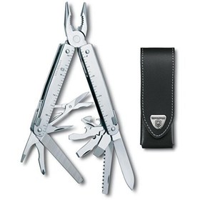 Resim Victorinox Swisstool X 3.0327.L Deri Kılıflı Penseli Çakı 