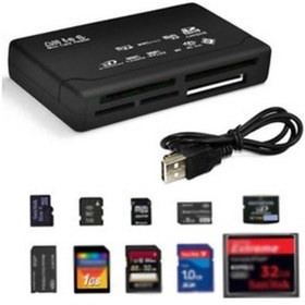 Resim Compact Tf Micro Sd Mmc M2 Ms Xd Sdhc Kartlar Çoklu Kart Okuyucu 