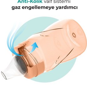 Resim Mamajoo Antikolik Akıtmaz Alıştırma Bardağı 270 ml Powder Blush, 9 Ay+ 
