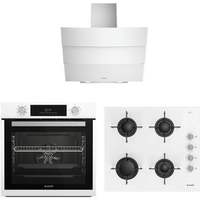 Resim Arçelik Beyaz Ankastre Set 1 (AFM 340 B - OCD T 601 EB - P 13 YEB) 