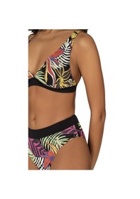 Resim Endeep Kadın Toparlayıcı Desenli Bikini Takımı-siyah 