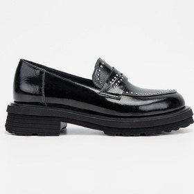 Resim Valmenti Kadın Sıyah Krsk Rgn Hakiki Deri Loafer Ayakkabı 775 369 Bn Ayk Sk23/24 Siyah 