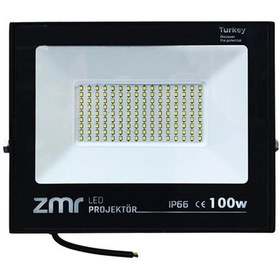 Resim Siyah Kasa Led Projektör Zmr-303/s.65 100w 