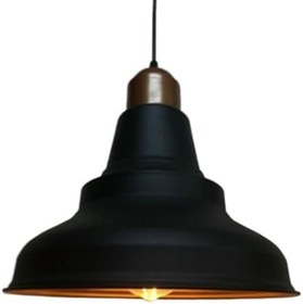 Resim Retro Siyah İçi Altın Metal Sarkıt Üç Renk Rustik (429105128) 1182 