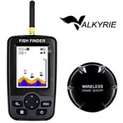 Resim Valkyrie Wireless Akıllı Sonar Teknolojisi LCD Ekranlı Kablosuz Balık Bulucu 