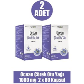 Resim Ocean Çörek Otu Yağı 1000 Mg 2 x 60 Kapsül 