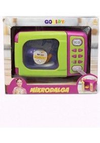 Resim Oyuncak Mikrodalga Fırın Çocuklar İçin Eğitici Mutfak Oyuncağı Rol Yapma Oyunu 