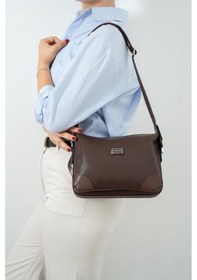 Resim Silver Polo Sp784 Kadın Çapraz Çanta Düz Kahve-kahve 