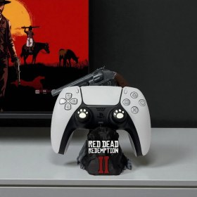 Resim Valyria Store Red Dead Redemption Temalı Oyun Kolu Tutucu | Ps5 / Ps4 / Xbox Joystick Standı | 3D Baskı 