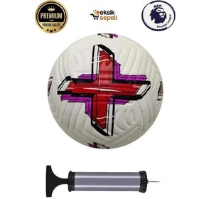 Resim Premier League Skills Futbol Topu 4 Astarlı No:5 480 Gr + Pompa Hediyeli X710 Çok Renkli 