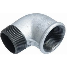 Resim Aesco Galvanizli Kuyruklu Dirsek 3/4 