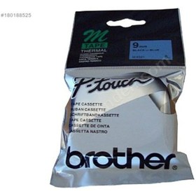 Resim Brother M-k521 Mavi Üzerine Siyah P-touch Etiket 9mm Pt-55 / Pt-60 / Pt-80 
