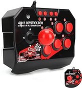 Resim DIY Arcade sopa Joystick aksesuarları pc oyunları için mücadele sopa p ms pac adam oyun denetleyicisi USB ps5 4 in 1 anahtarı saitek Controle 