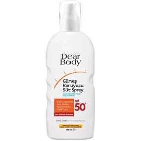 Resim Dear Body Sprey Güneş Kremi 50KF 200 Ml 