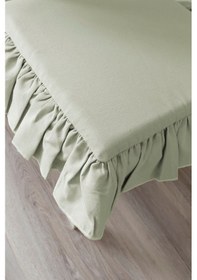 Resim Fırfırlı Sıvı & Leke Itici Iskandinav Sandalye Minderi Su Yeşili Diğer 