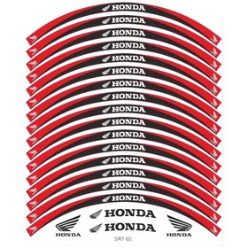 Resim Honda CBR 250 R Jant Şeridi Siyah - Kırmızı 