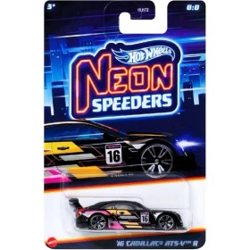 Resim Hot Wheels Neon Yarışçılar HLH72 - 16 Cadıllac Ats-V R HRW82 
