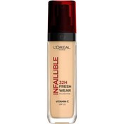 Resim Loreal Paris Infaillible 32H Fresh Wear Foundation - Kapatıcı Fondöten No: 125 Natural Rose 