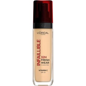 Resim Loreal Paris Infaillible 32H Fresh Wear Foundation - Kapatıcı Fondöten No: 125 Natural Rose 