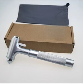 Resim Xuweiwei Km46 Golden Steel Man Tungsten Steel Çekiç Oto Güvenliği İçin Altın Renkli Çok Amaçlı Kurtarma Kaçış Aracı 