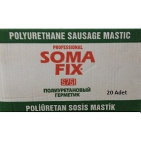 Resim 20 Adet 600 Ml Somafix Gri Poliüretan Mastik Sosis Dış Cephe Pu Gri 