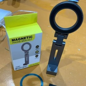 Resim Dashanshop Seyahat Uçak Hızlı Tren Katlanır Manyetik Cep Telefonu Tutucu Black Siyah 