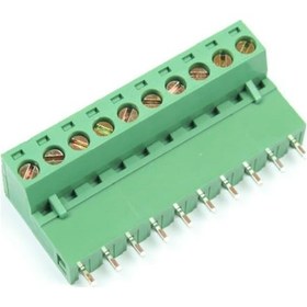 Resim Kf2Edgv-5.08-10P 180 Derece Geçmeli Dik Klemens 