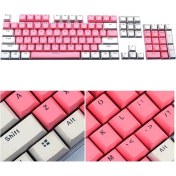 Resim GZPLZ 104-TUŞU Iki Renkli Kalıp Şeffaf Pbt Keycap Pembe (Yurt Dışından) 