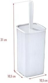 Resim WC Fırçası & Tuvalet Fırçası Beyaz 2 Parça 