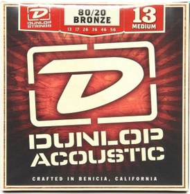 Resim Jim Dunlop Dab1356 Medium 80/20 Bronze Akustik Gitar Teli 13-56 