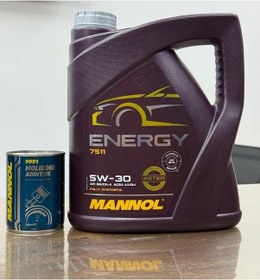 Resim Mannol 5W-30 Energy 7511 Motor Yağı Ve Molibden Additive 9991 İtici Ses Katkısı 