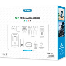 Resim Go-Des GD-HD780 9 In 1 Araç Tutucu Seti 