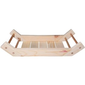 Resim Doğal ahşap ekmeklik sosluk çok amaçlı sunum tepsisi Ahşap 