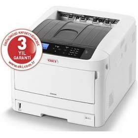 Resim OKI 47074304 C844DNW EURO A3/A4 TEK FONKSİYONLU RENKLİ LAZER YAZICI A4:36ppm A3:20ppm 
