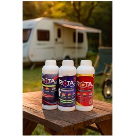 Resim Car Fil Rota 3'lü Tam Koruma Karavan Depo & Atık Hijyen Seti 