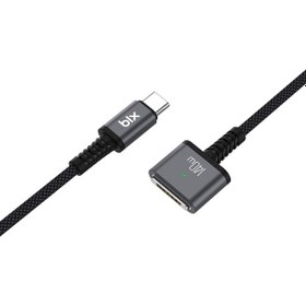 Resim Bix BXM3C 140 W Type-C To Magsafe 3 Apple Uyumlu MacBook Şarj Kablosu 