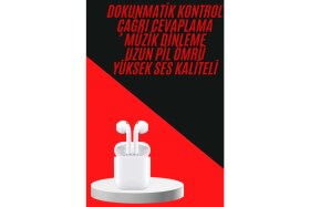 Resim Normadia Şık Gümüş Renkli Çok Fonksiyonlu Akıllı Saat ve Kulaklık Seti 