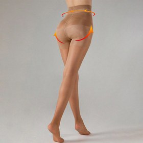 Resim Karın Kontrollü ve Kalça Kaldıran Yüksek Bel Body Shaper Tayt - İnce Kesim Yoga Pantolonu, Yarı Şeffaf Geometrik Desenli, Yüksek Esneklik İlkbahar Yaz Sonbahar İçin, Elde Yıkama/Kuru Temizleme, Gençler İçin 